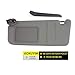 koxuyim # 74320-06780-B0/74320-33B81-B0 Fit Toyota Camry - Gray, Sun Visor Mirror Left Driver Side Replacement Part for 07-11 Toyota Camry(NO Sunroof) Without Light