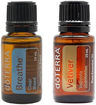 doTERRA Essential Oil New Package (100% authentic) - doTERRA Breathe 15ml and doTERRA Vertiver 15ml + Free Expedited shipping