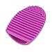 Cityvivo Cosmetic Makeup Brush Finger Glove Silicone Scrubber Board Hand Cleaning Tools