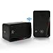 Outdoor Waterproof Wireless Bluetooth Speaker - 3.5 Inch Pair 3-Way Active Passive Weatherproof Wall, Ceiling Mount Dual Speakers System w/Heavy Duty Grill, Patio, Indoor Use - Pyle PDWR42BBT (Black) primary