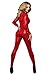 Amour- Catsuit Women Bodysuit Zip up Clubwear Stripper