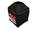 ISOJUG Insulated One Gallon Water Jug Holder with ISOBRICK Ice Pack and Shoulder Strap -MADE IN USA (Black/Red Logo)