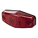 Partsam 2 Pcs LED Light 2 Diode Red Universal Surface Mount Clearance Side Marker Trailer (Size: 2.53 x 1.06 x 0.71 inch)