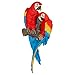 Design Toscano Tropical Scarlet Macaws Wall Sculpture, 22 Inch, Polyresin, Full Color