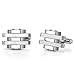 Stainless Steel Matte Finish Cufflinks for Men