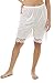 Underworks USA Pettipants Nylon Culotte Slip Bloomers Split Skirt 9-inch Inseam - 8481