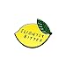 Slightly Bitter Lemon Enamel Pin, Summer Style Funny Pins Brooch Gift for Her - Birthday Gift.