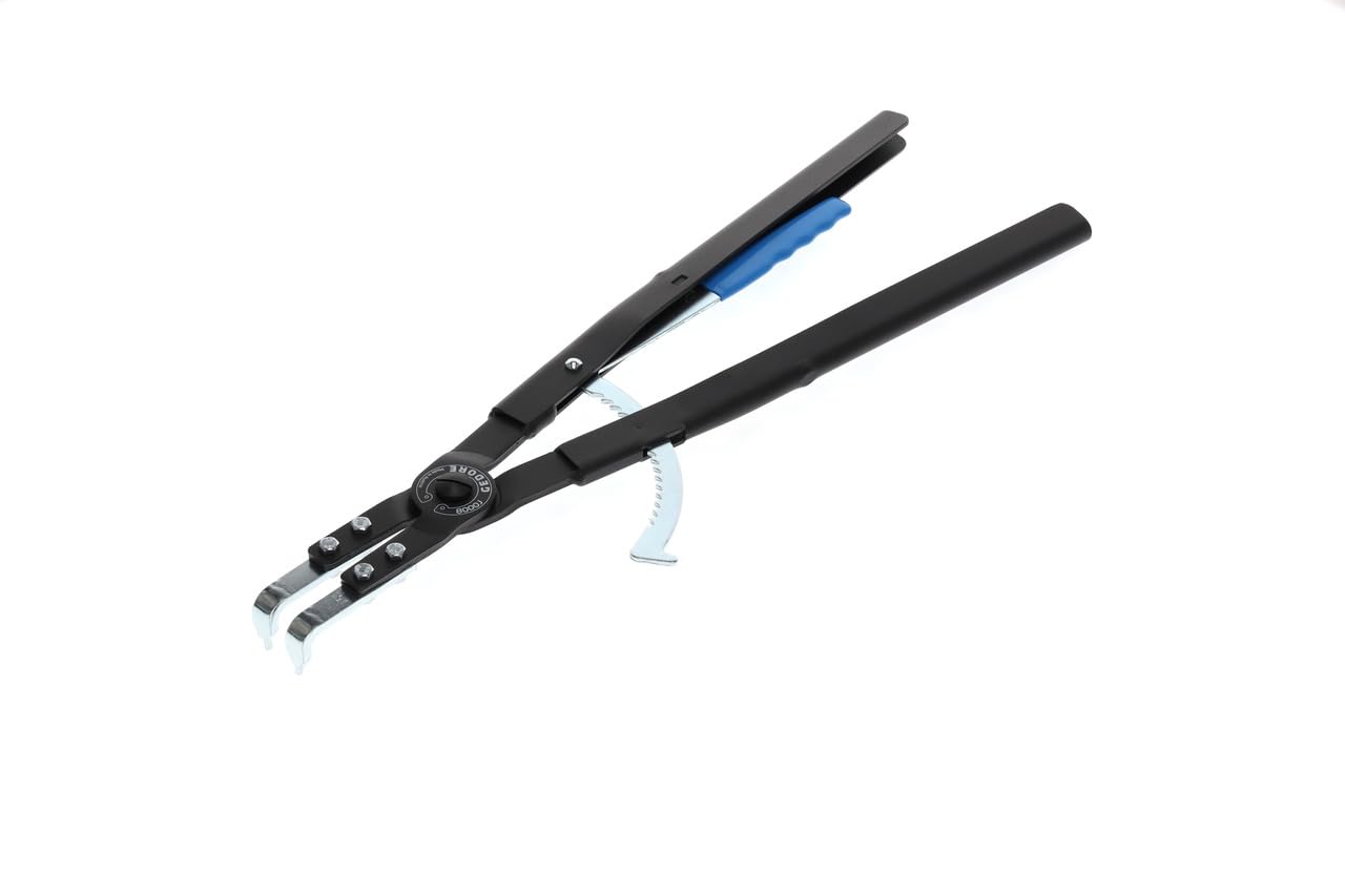 GEDORE Circlip pliers for inner circlips, With locking lever/finger protection, 90° angled, Tip dia. 4.5 mm, 8000 J 61