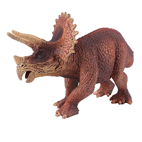 Zerodis Realistic Dinosaur Figure, Educational Toy, 20cm Plastic Prehistoric Animal Model, Triceratops for Kids and Toddlers, Early Learning Play