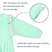 Nine States Baby Cotton Wearable Blanket, with Feet,Detachable Long Sleeves,Green,Medium