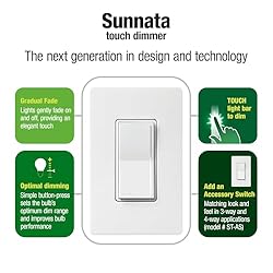 Lutron Sunnata Touch Dimmer Switch with