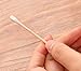 Valleycomfy Wooden Stick Cotton Swabs/Qtips(100CTx5) - Double Tipped Premium 100% Cotton, white, 2.95