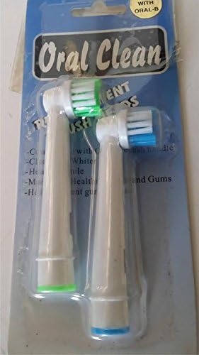 40 Pcs. Replacement Electric Toothbrush Brush Heads compatible with Braun Oral B, Brand Name Is Oral Clean