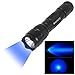 SecurityIng WF-502B 200 Lumens Single - Mode Mini Hunting LED Flashlight Night Vision Torch Powered by 1 x 18650 3.7V Rechargeable Li-ion Battery (Not Included) - Blue Light