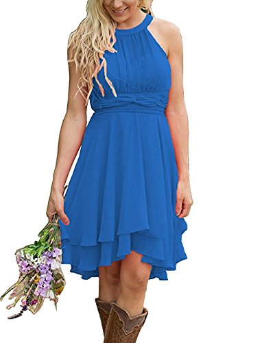 Yinwen Womens Halter Chiffon Country Bridesmaid Dresses Western Wedding  Guest | Desertcart Gambia