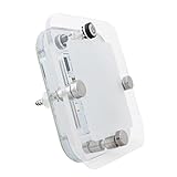 Dream Lighting 12V LED Luxury Crystal Roof Down Light RV Caravan Travel Trailer Boat Interior Square Ceiling Lighting Fixture-with Switch, Warm White