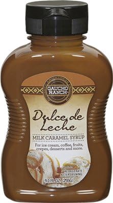Gaucho Ranch Dulce de Leche / Milk Caramel Syrup 12oz 3 Pack