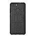 Mustaner Zenfone Max Plus Case M1(ZB570TL), Dual Layer Shock-Absorption Armor Cover Full-Body Protective Case with Kickstand for Asus Max Plus (M1) ZB570TL (Black)
