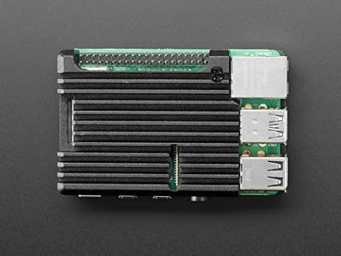 AdaFruit Aluminum Metal Heatsink Raspberry Pi 4 Case - Without Fans