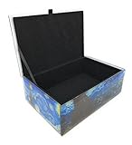 Vincent Van Gogh Glass Jewelry Keepsake Box