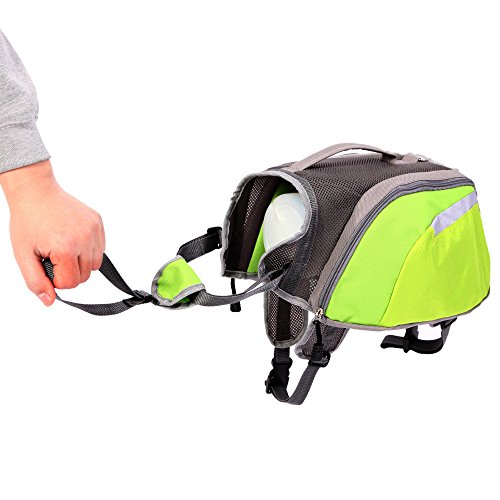 Petroad Dog Backpack Pet Carrier -Adjustable Saddlebag Harness Carrier Dog Accessory for Hiking Traveling Camping Walking, M - Thumbnail 6