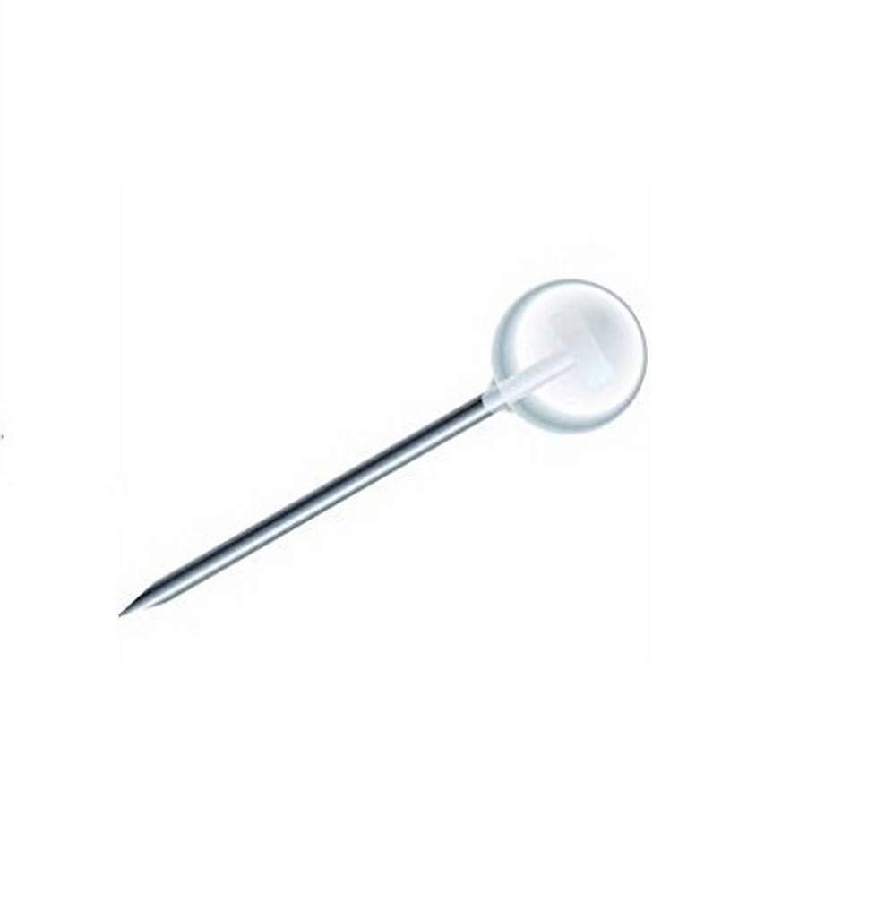 Durable Eisbar 192419 4 x15 mm Round Head Pin - Transparent (Pack of 100)