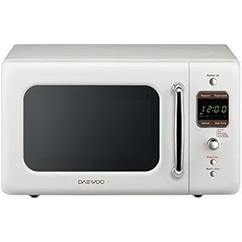 Amazon Com Daewoo Kor 7lrew Retro Countertop Microwave Oven 0 7