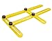 EZ-Angler Measuring & Template Tool | Perfect for Difficult Angles | Saves Time, Helps Eliminate Mistakes | For Hanging Tile, Laying Floors, Cutting Stone & More with Storage Bag by Pez Products