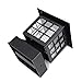 KMC LIGHTING KS101X6 Outdoor Solar Light 6 Pack with 4-Inch Fitter Base for Outdoor Garden Post Pole Mount 4.88X4.88X7.48