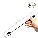 CHESEY Long Ice Tea Spoons Set of 12 Stainless Steel for Ice Cream, Tea, Coffee, or Dessert, 7 and 1/2 inches