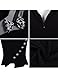 SENFLOCO Womens Vintage Pinup Wiggle Dress Work Business Party Cocktail Dress