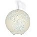 SpaRoom FloraMist Essential Oil Diffuser and Cool Mist Aromatherapy and Ceramic Misting Floral Pattern Oil Diffuser, 100ml