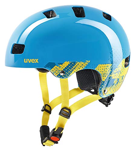 uvex kid 3 - sturdy bicycle helmet for children - individually adjustable fit - washable inner padding - blackout blue - 51-55 cm