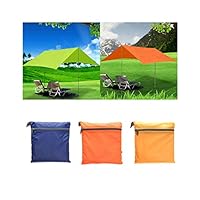 Naughty Boy Lucas 210T Nylon Fabric Ultralight Sun Shelter Camping Mat Beach Tent Pergola Canopy 190T Tarp Camping Sunshelter,Dark Blue