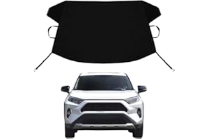 AATOPPUS RAV4 Custom Windshield Cover for Ice and Snow for to-yo-ta RAV4 Windshield Snow Cover 600D Shade Blocks Winter Frost Hail Protector Car Accessories