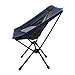 G4Free Upgraded Height Adjustable Camping Chairs, Portable Ultralight Folding Backpacking Chair Heavy Duty for Outdoor, Hiking, Picnic, BBQ with Carry Bag (Dark Blue)