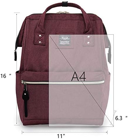 Himawari Travel School Backpack with USB Charging Port 15.6 Inch Doctor Work Bag for Women&Men College Students(H900d-LUSB-Wine red) 2 Himawari Travel School Backpack with USB Charging Port 15.6 Inch Doctor Work Bag for Women&Men College Students(H900d-LUSB-Wine red)