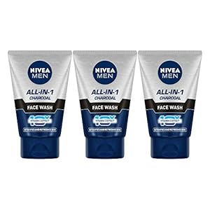 NIVEA Charcoal Face Wash, 100ml (Pack of 3)