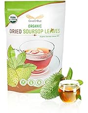 Soursop Leaves USDA Organic Dried Pure Guanabana Leaves for Herbal Graviola Tea - (200 Leaves) Resealable Bag by GiveOrBuy