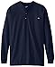 Dickies mens Big-tall Long-sleeve Heavyweight henley shirts, Dark Navy, 2T US