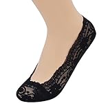 MpingT 5-Pack Women's Ultra Low-Cut No Slip Sock Liners