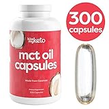 Kiss My Keto MCT Oil Capsules 1,000 mg 300 Count - Take MCT With You On The Go - Quick, Convenient and Easier To Digest In Softgel Form - Perfect for the Ketogenic Lifestyle