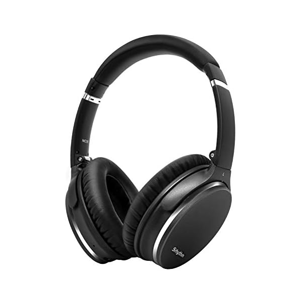 Cuffie Cancellazione del Rumore Wireless Bluetooth 5.0, Srhythm NC35  Auricolare Leggero Over-ear con Tipo C Carica Rapida,Vocale  Controllo,Microfono CVC8.0, 40+ ore di Riproduzione - Cuffie Hi-Fi