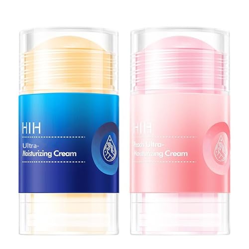 2PCS Crack Feet Prevention Stick, Anti Cracked Foot Cream For Dry Heels, Moisturizing Foot Balm Stick, Remove Dead Skin And Softening Dry Skin (Pink+Blue)