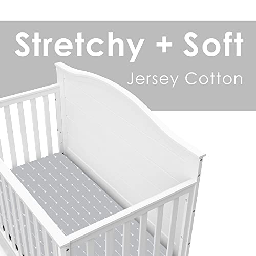 GROW WILD Forest Crib Sheets 3 Pack | Soft Crib Sheets for Boys and Girls | Crib Sheets Neutral Grey | Stretchy Forest Crib Sheet - Nicely Fit Crib Mattress Sheet (Woodland Adventure)