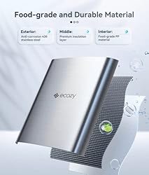 ecozy Portable Ice Maker Countertop, 9 Cubes Ready