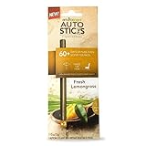 Enviroscent AutoSticks Aroma Diffusers for Cars, Fresh Lemongrass Fragrance