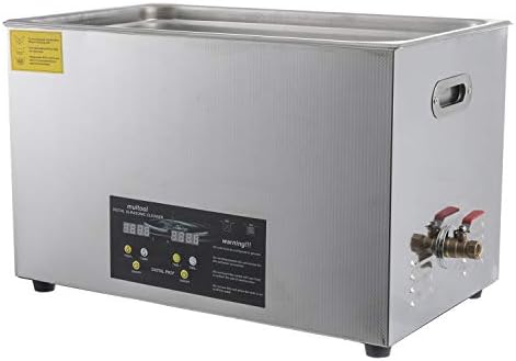 Ultrasonic Cleaner 30L,Tank Capacity:30L,Heater:500W,Timer Range:1 to 30min,Ideal for Cleaning Motorcycle, Auto and Gun Parts