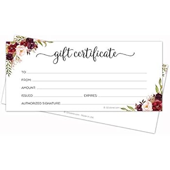 24 Cards And Envelopes Salon Candles 4x9 Inches For Small Business Holiday Sea Green 321done Blank Spa Gift Certificates With Envelopes Voucher Made In Usa Massage Therapy Awards Certificates