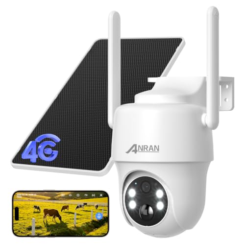 ANRAN 4G LTE Solar Security Camera